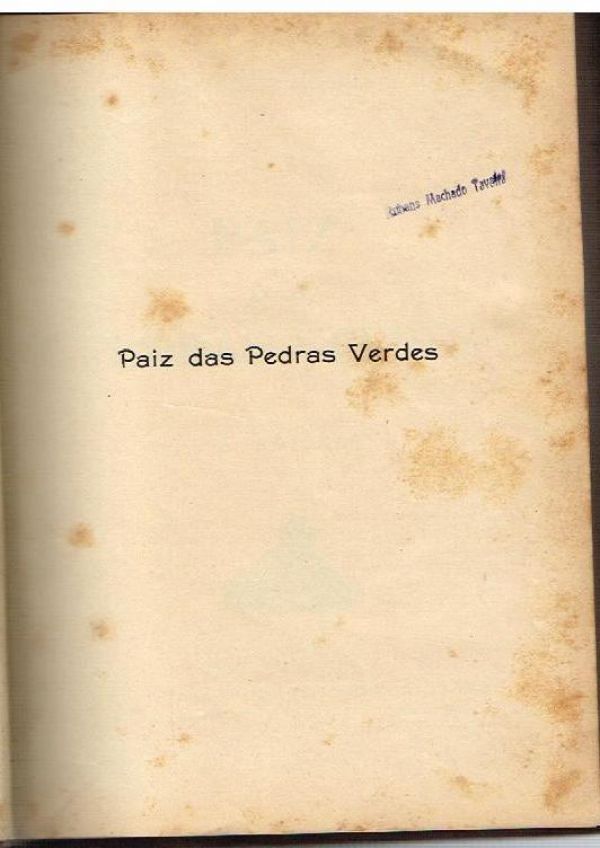 Paiz das Pedras Verdes